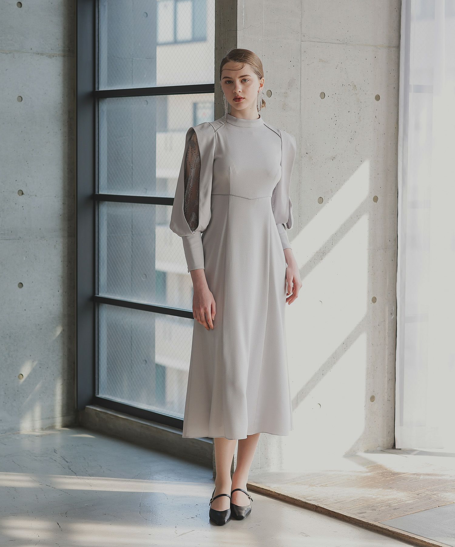 スナイデル SNIDEL □【 2Way こし Sleeve Lace Dress SWFO232018 】2  