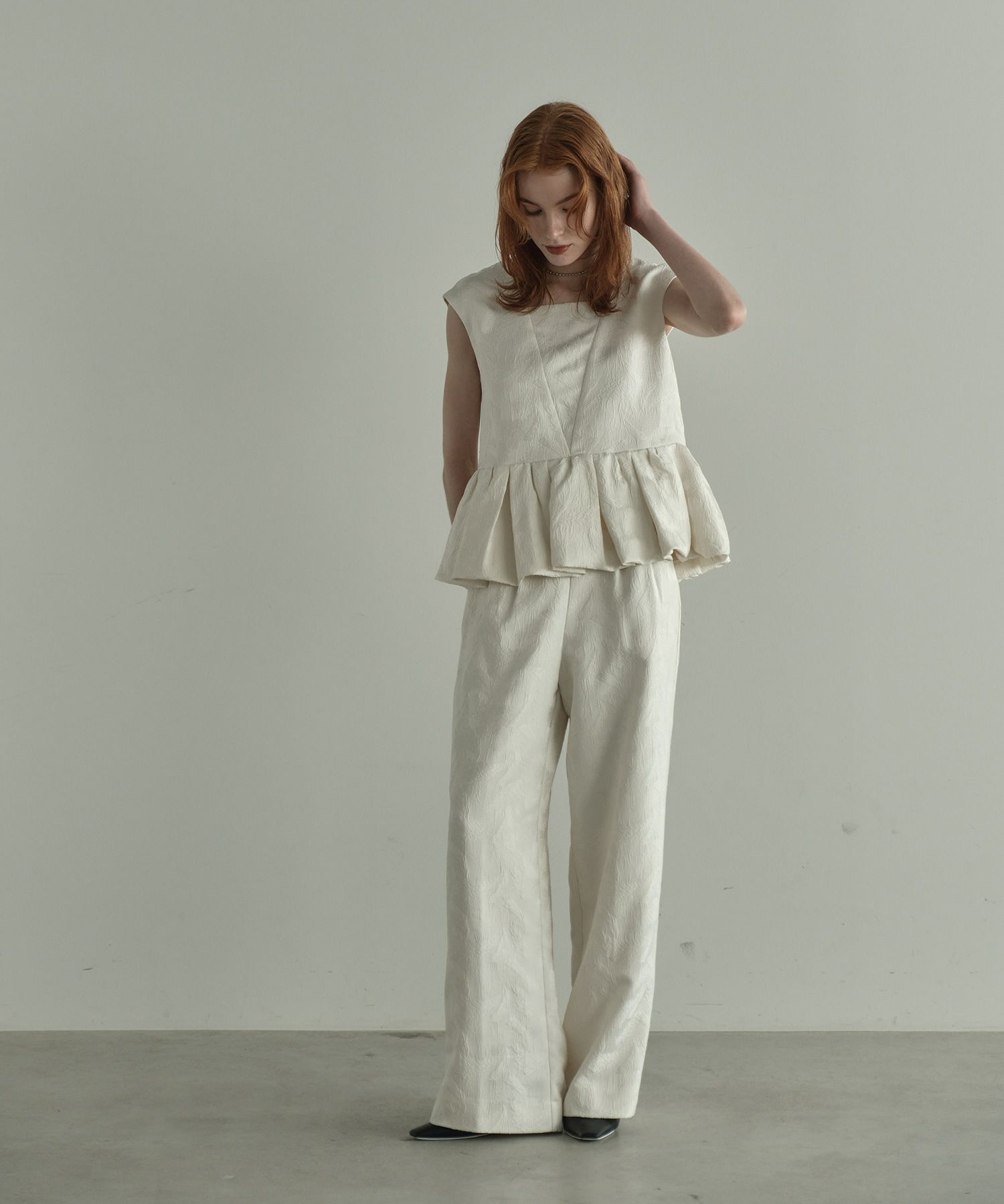 peplum setup dress | ANDRESD