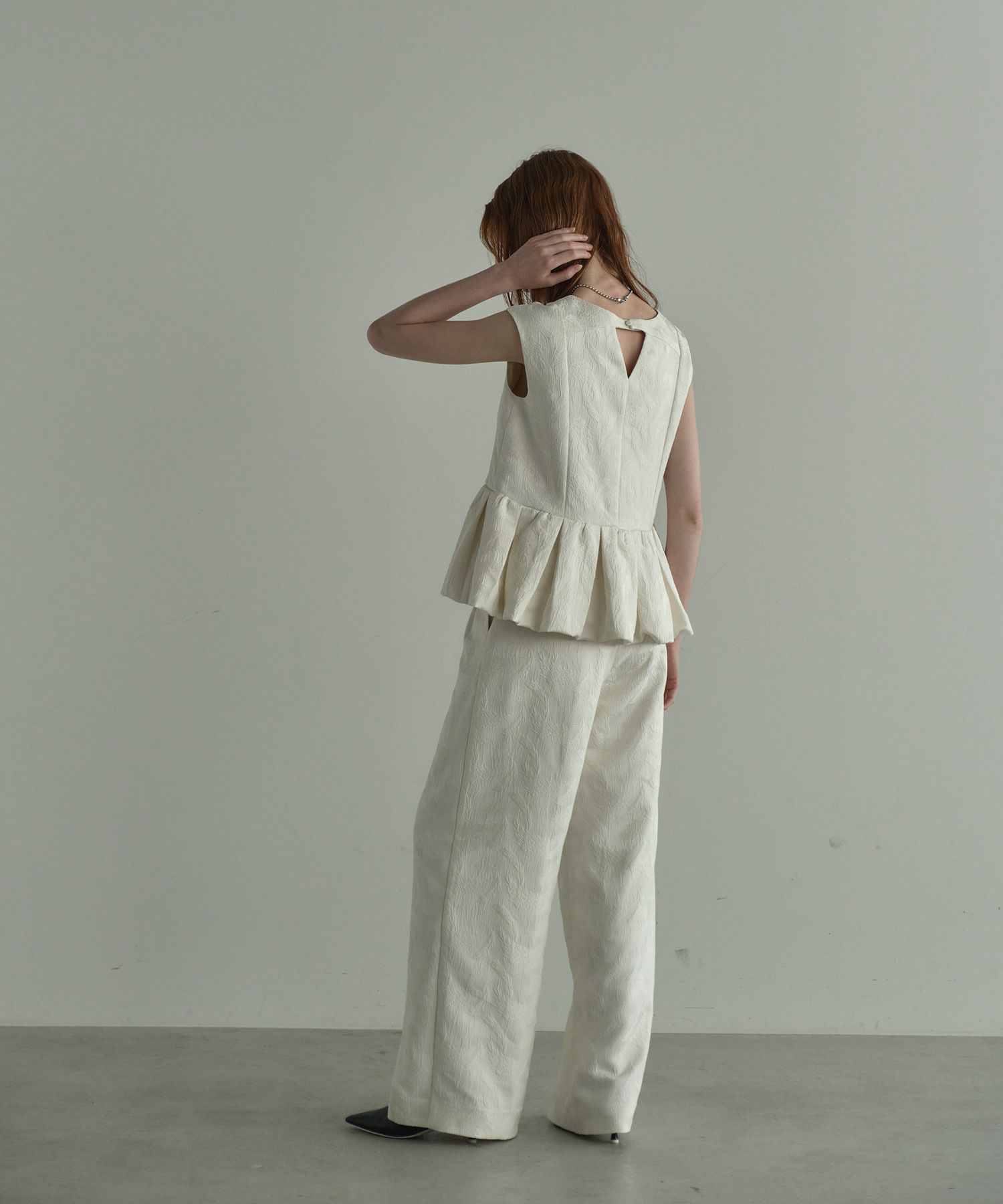 peplum setup dress | ANDRESD