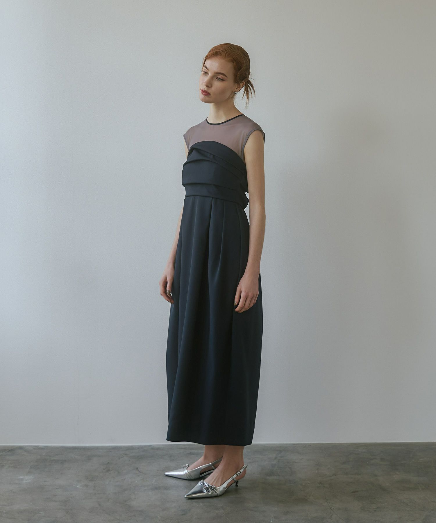 cocoon random bare dress | ANDRESD
