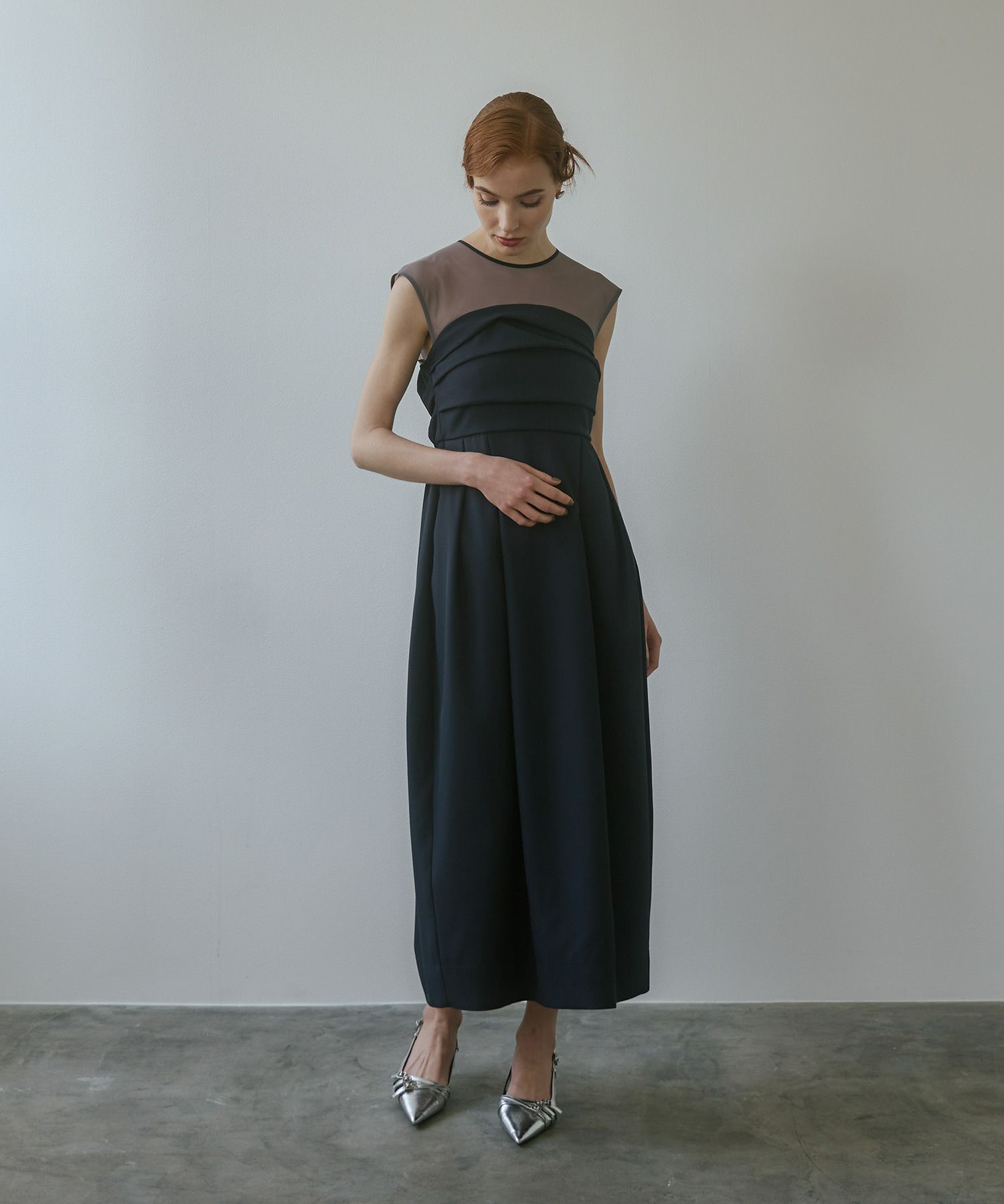 cocoon random bare dress | ANDRESD