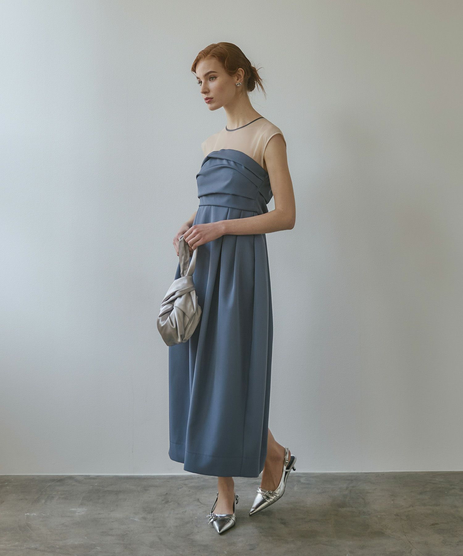 cocoon random bare dress | ANDRESD