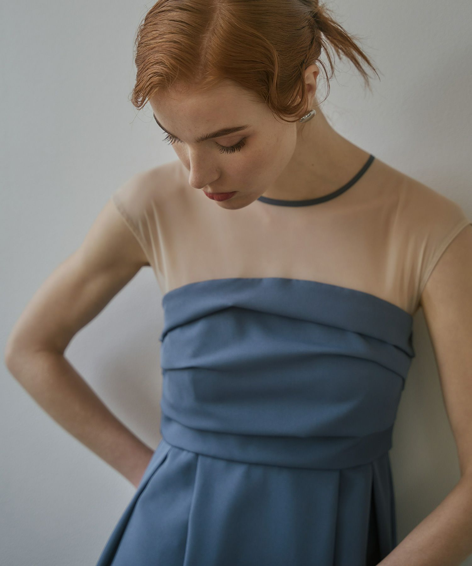 cocoon random bare dress | ANDRESD