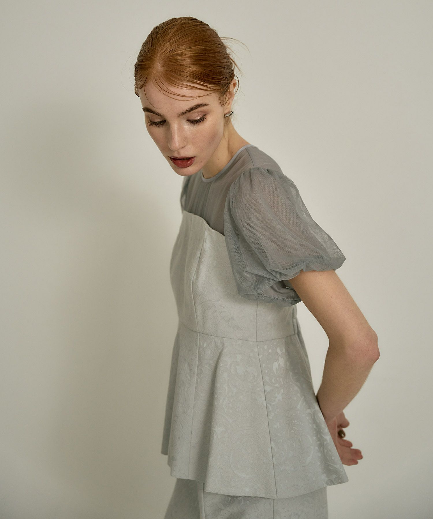 peplum bustier dress | ANDRESD
