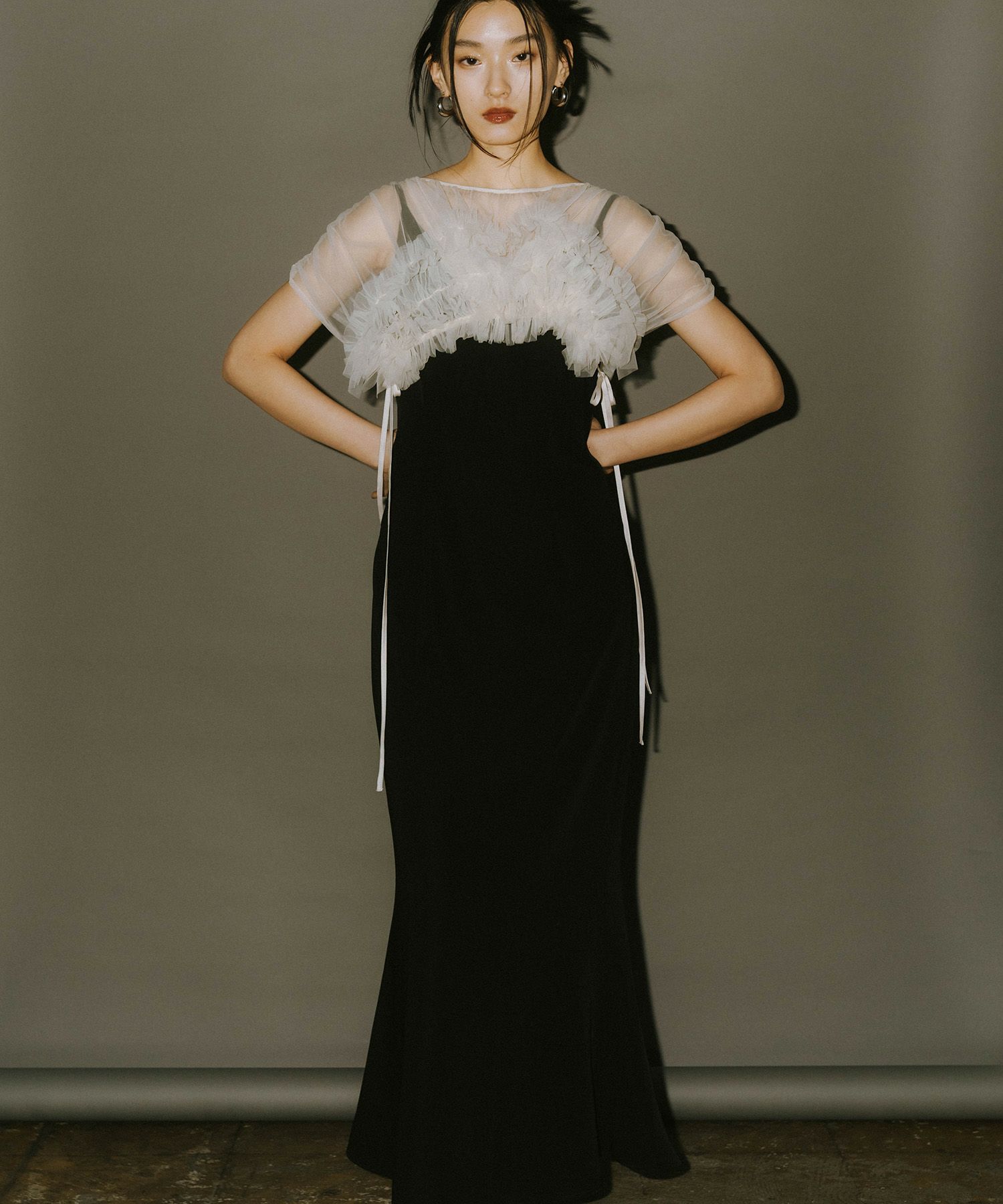 volume soft tulle dress | ANDRESD