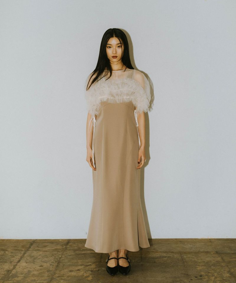 volume soft tulle dress | ANDRESD