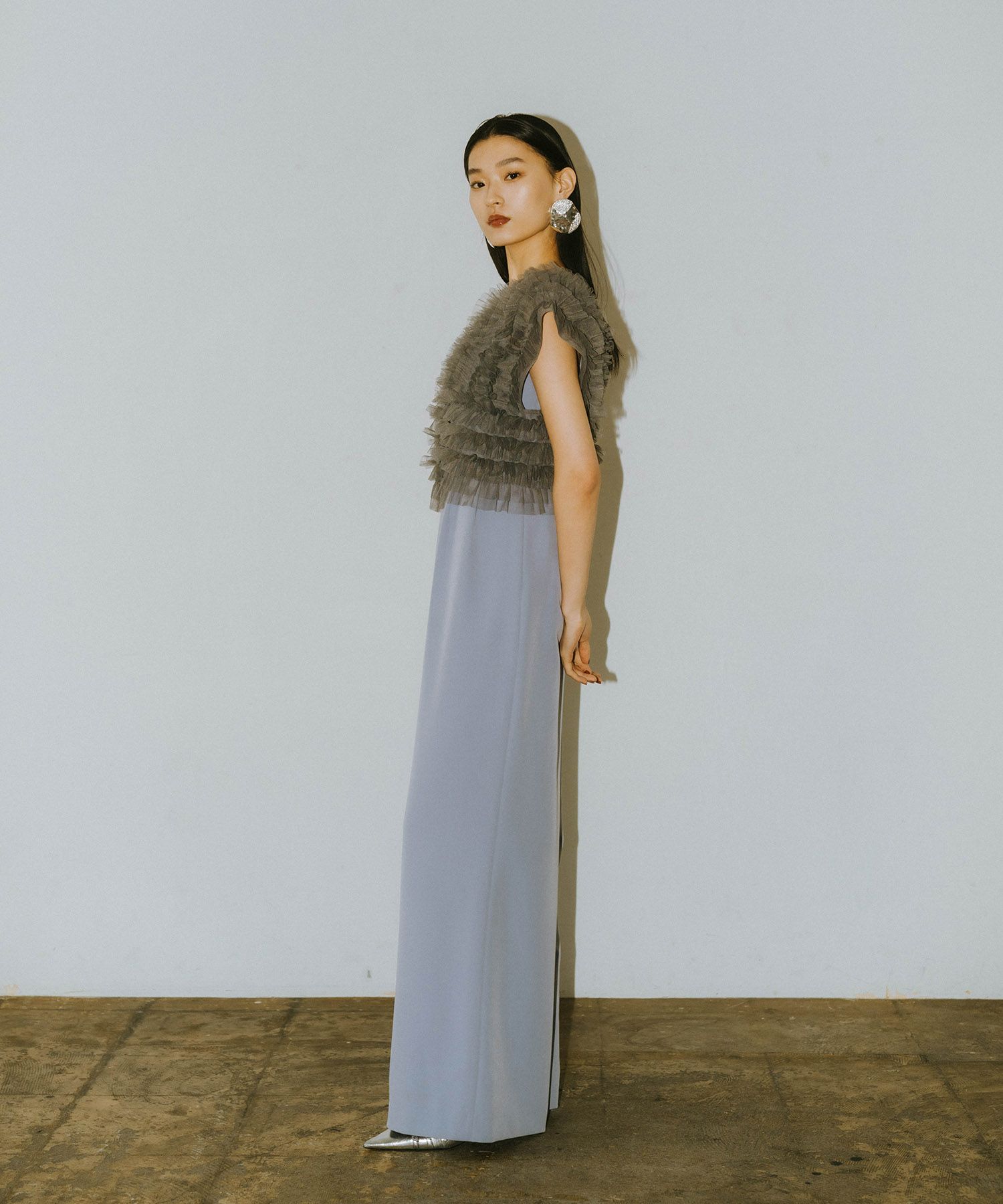 tulle vest all in one dress | ANDRESD 