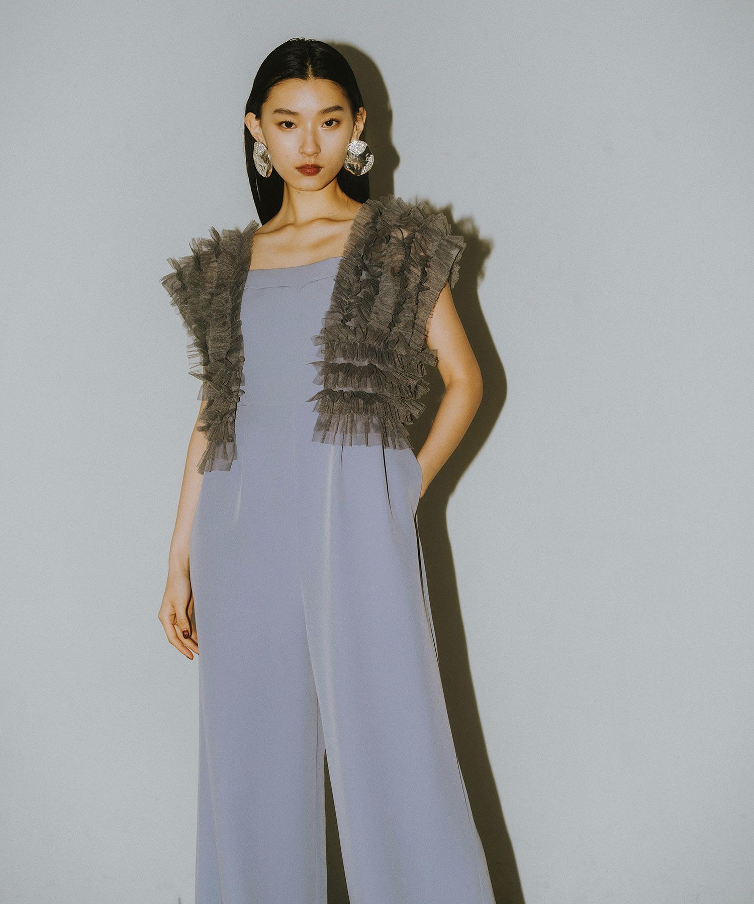 tulle vest all in one dress | ANDRESD