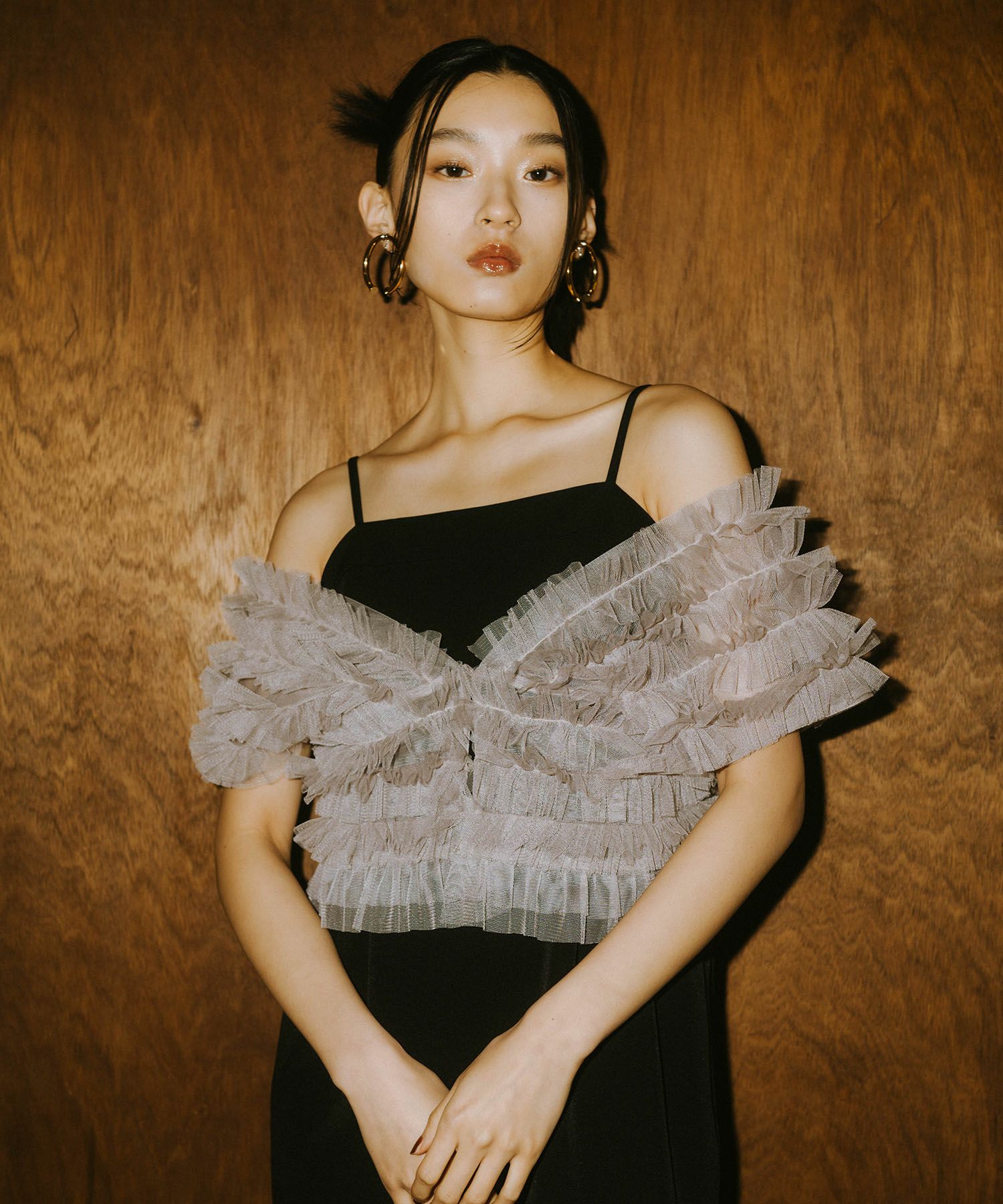 tulle vest all in one dress | ANDRESD 
