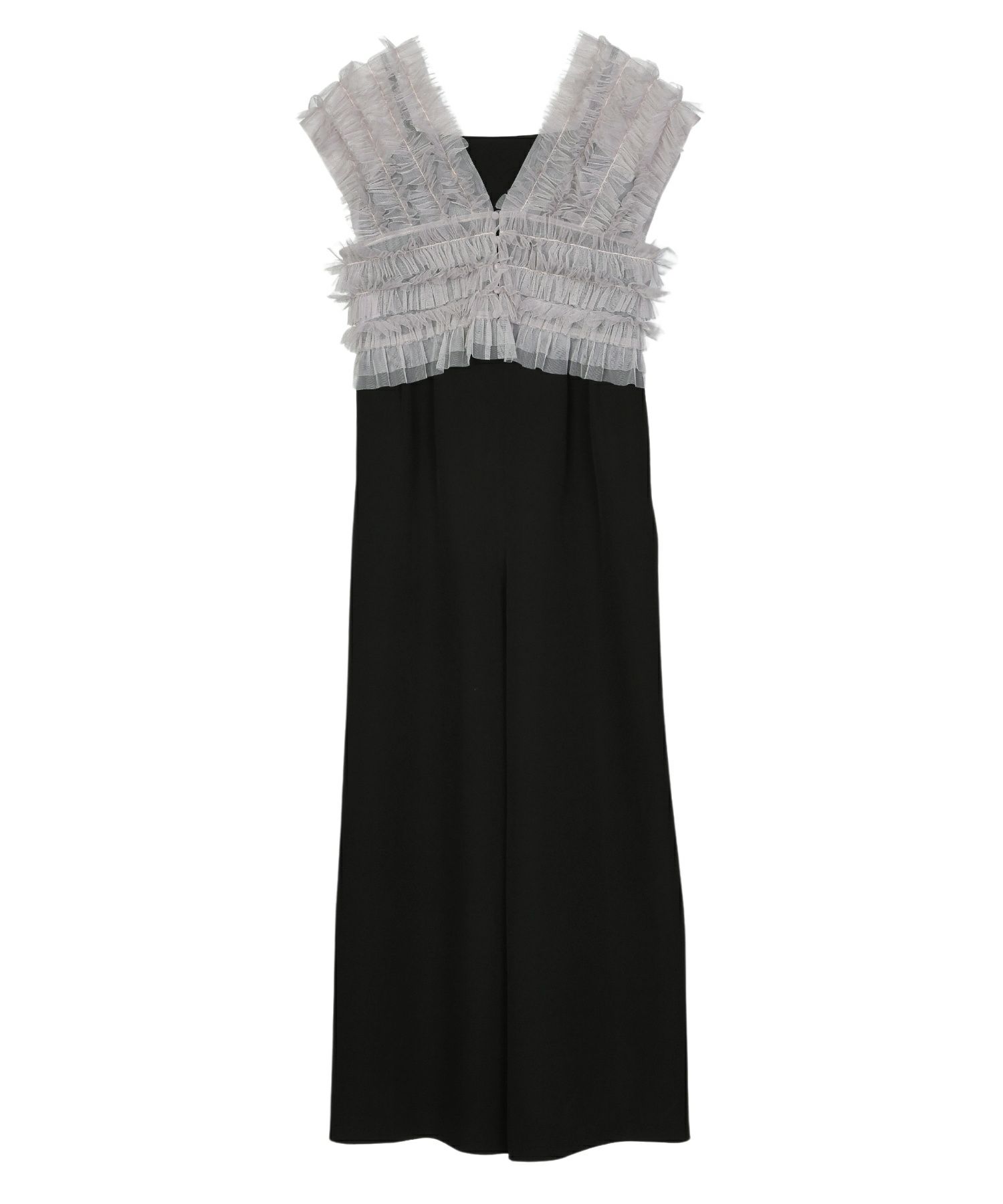 tulle vest all in one dress | ANDRESD 