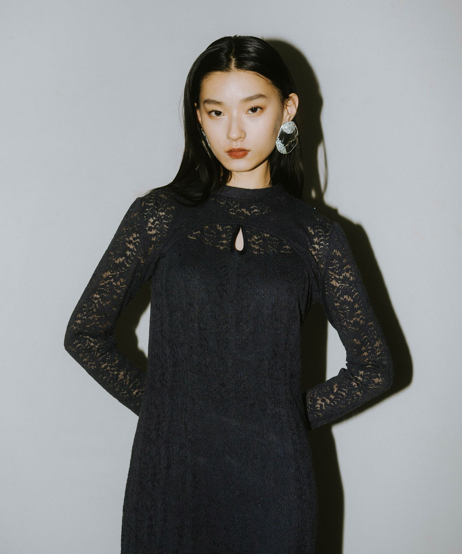 shrink pleats fit dress | ANDRESD