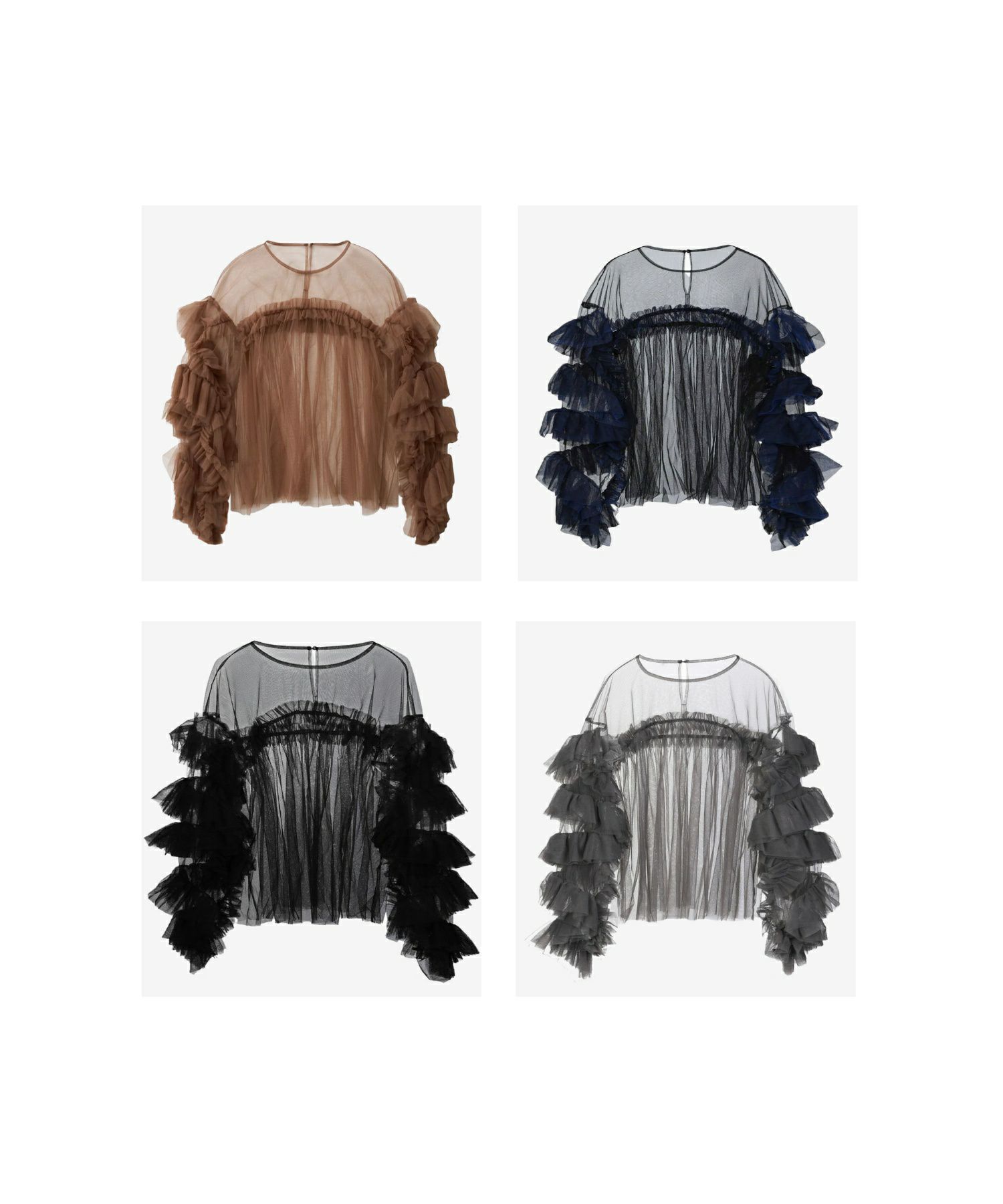 decorative tulle tops | ANDRESD 