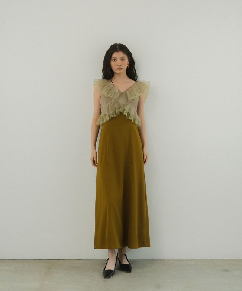 pleats tulle dress | ANDRESD