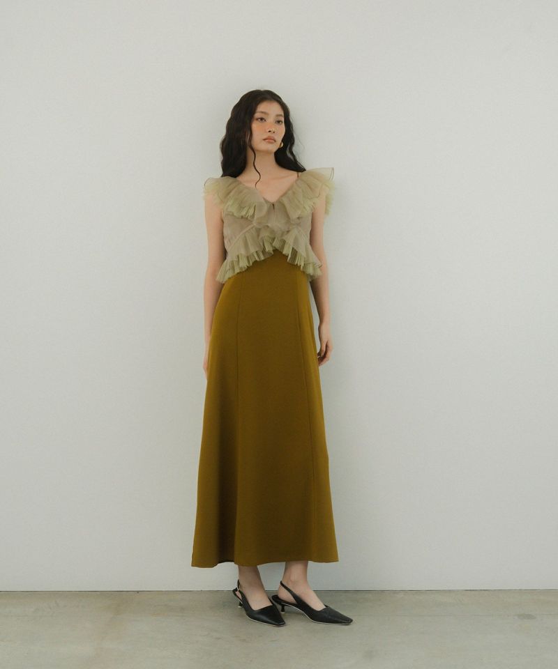 pleats tulle dress | ANDRESD