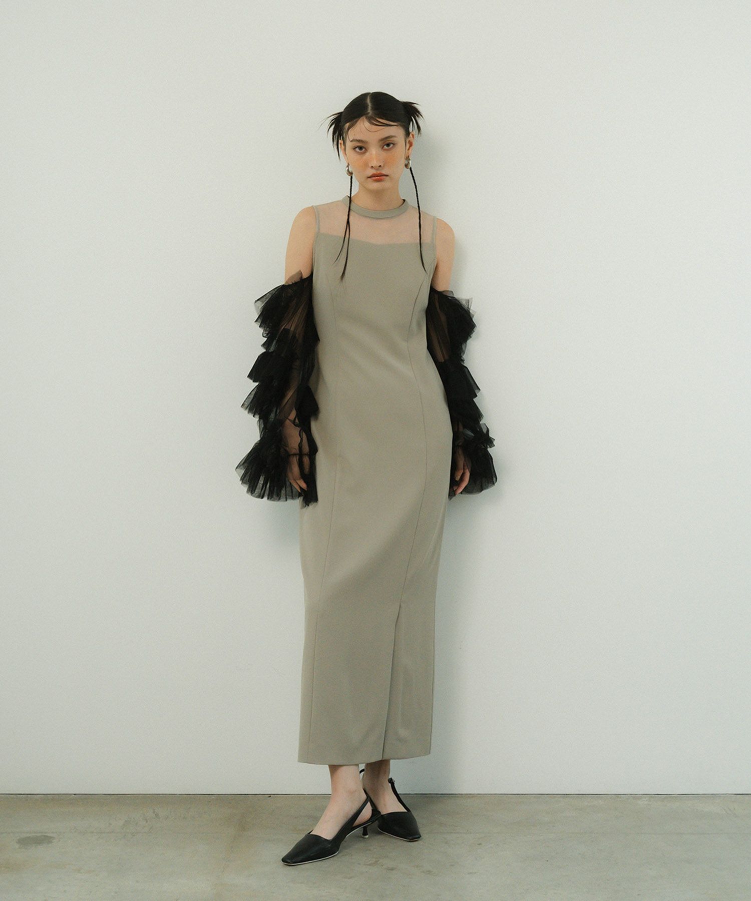 detached sleeve dress | ANDRESD