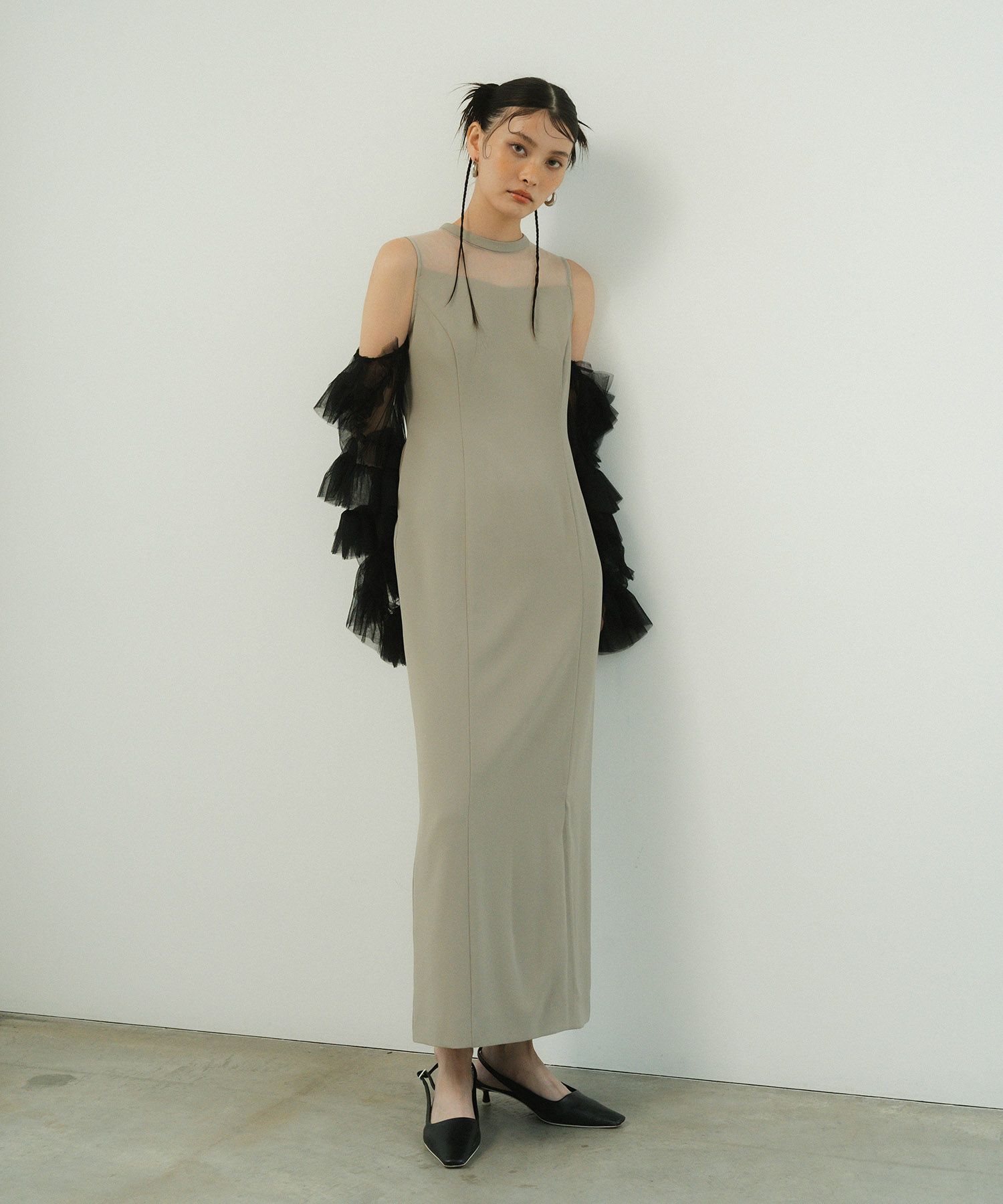 detached sleeve dress | ANDRESD