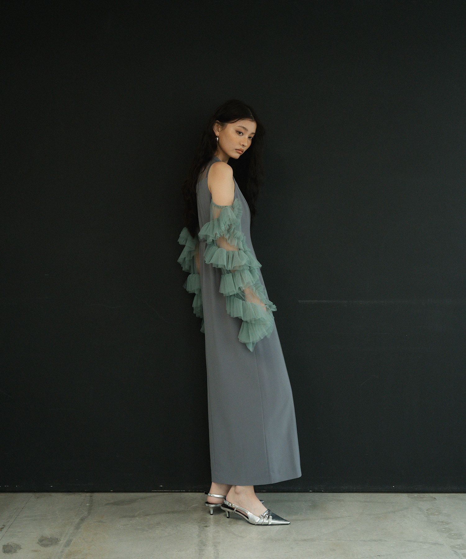 detached sleeve dress | ANDRESD 