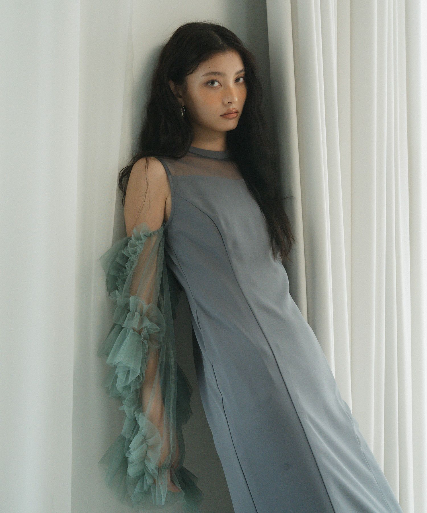 detached sleeve dress レビュー | ANDRESD