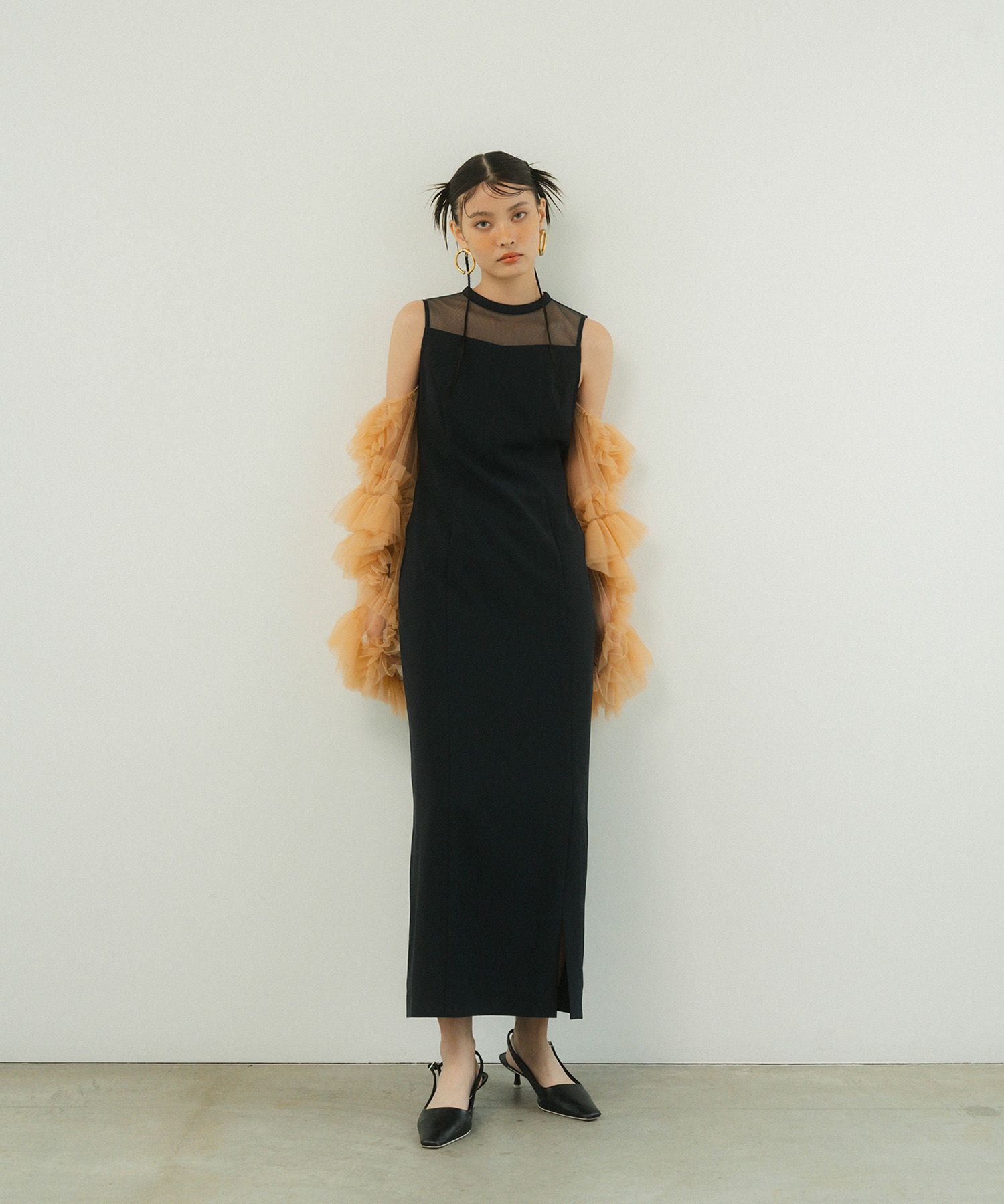 detached sleeve dress | ANDRESD 