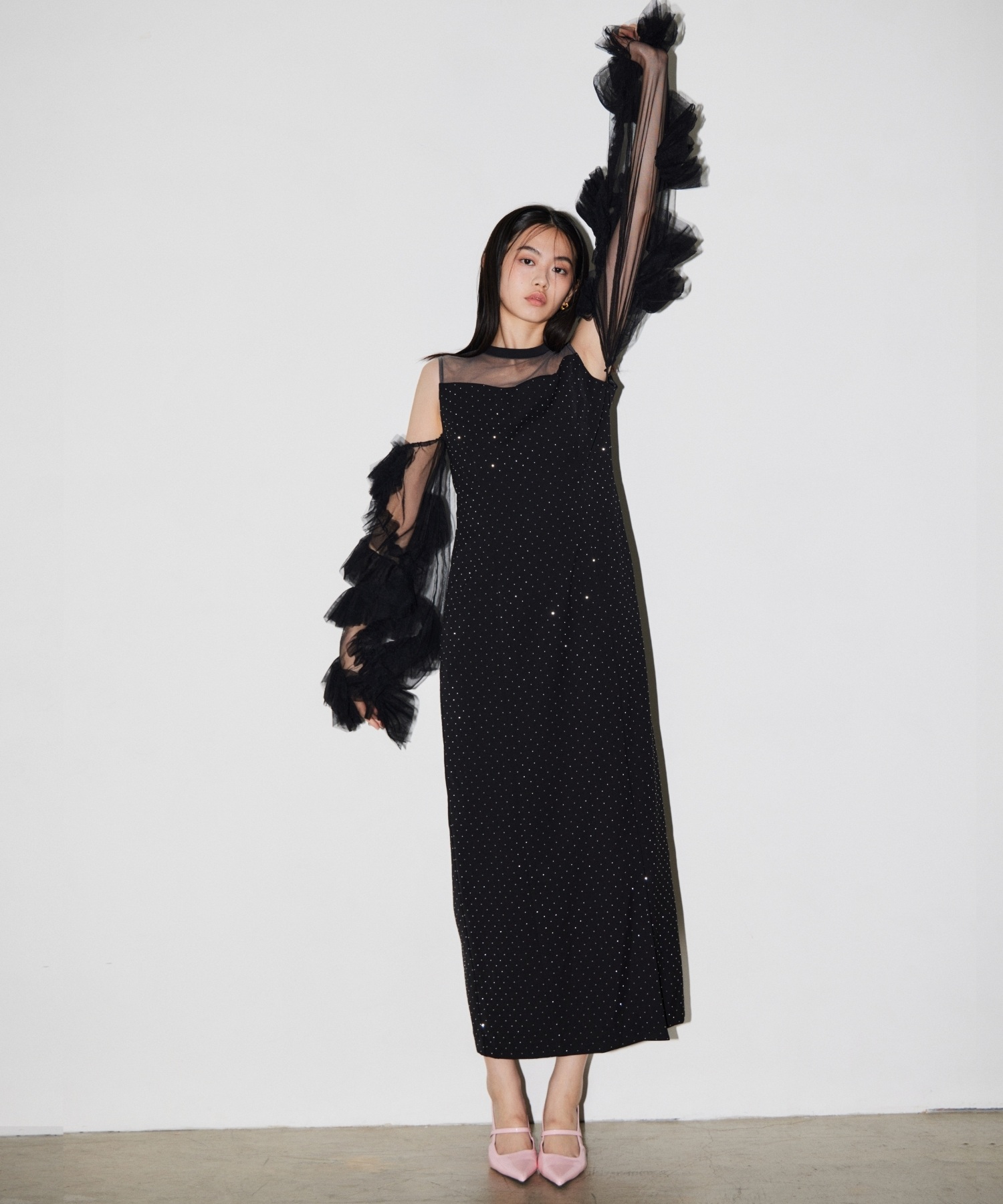 detached sleeve dress | ANDRESD 