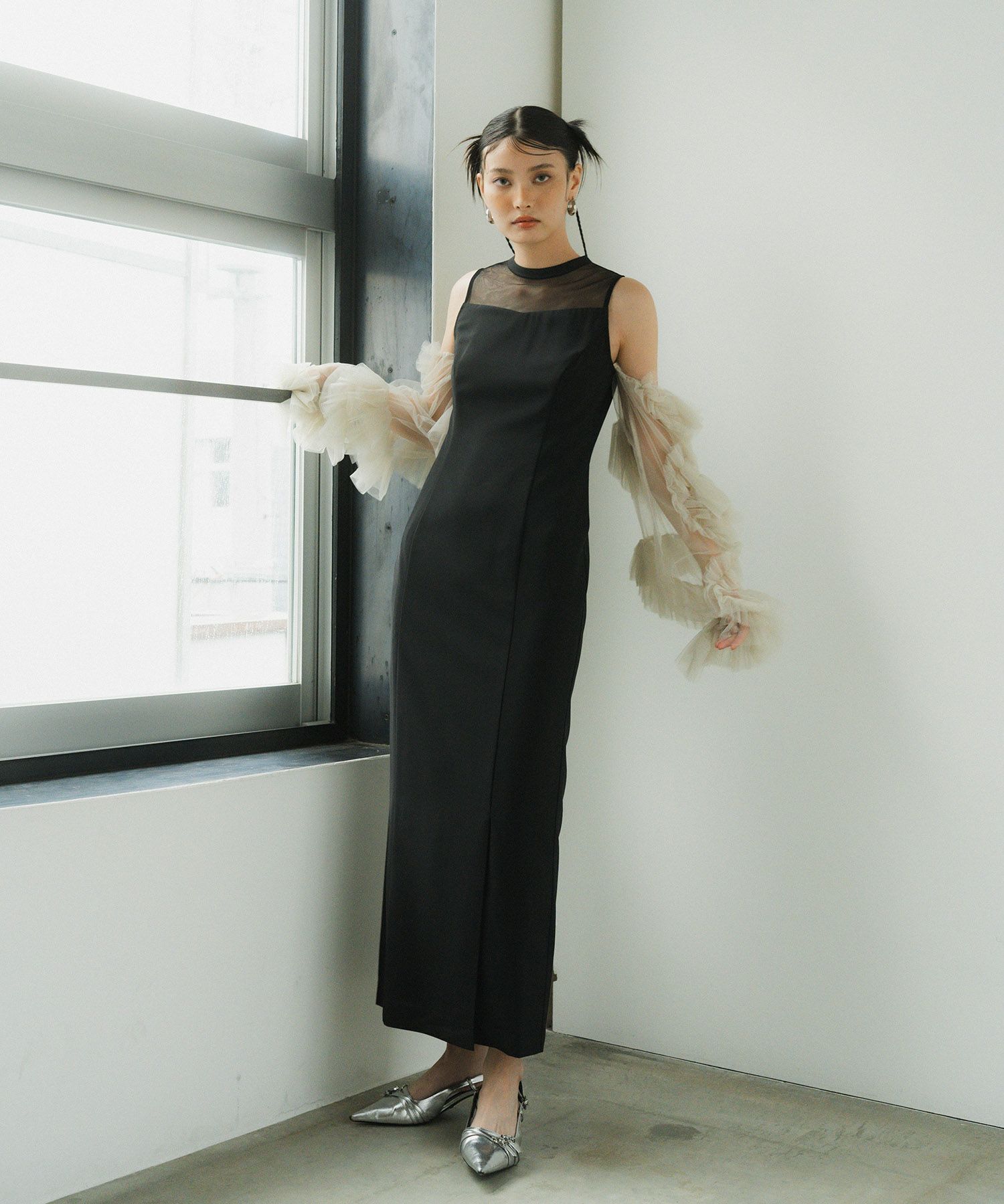 detached sleeve dress | ANDRESD