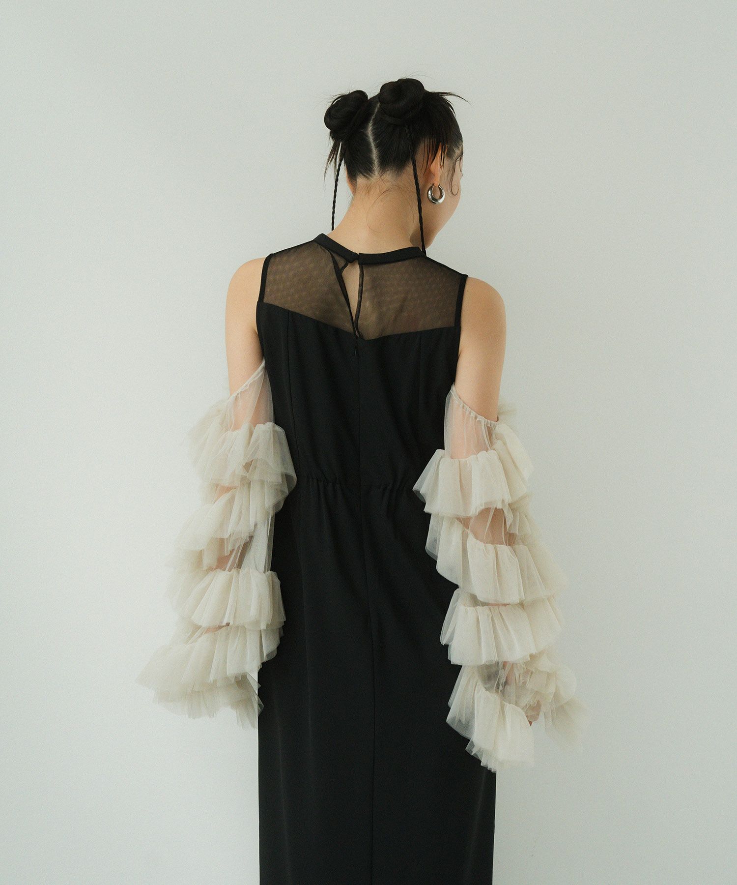 detached sleeve dress | ANDRESD