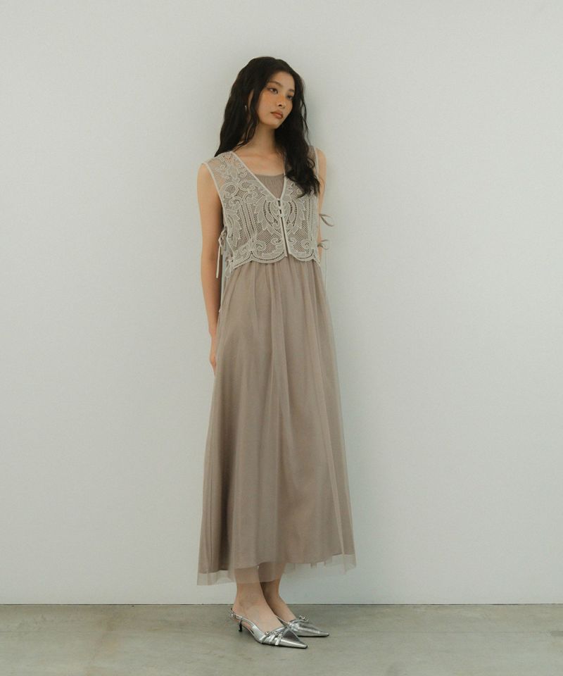 tulle layered dress | ANDRESD