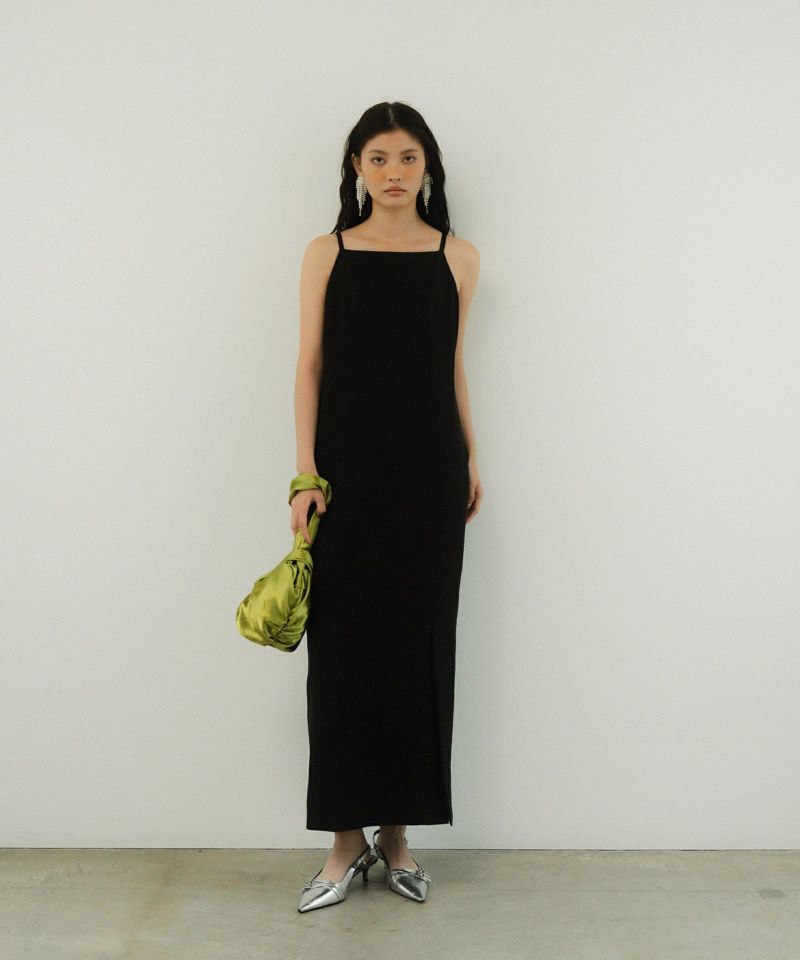 【新品未使用】ANDRESD cutting curve dress cutting curve dress | ANDRESD