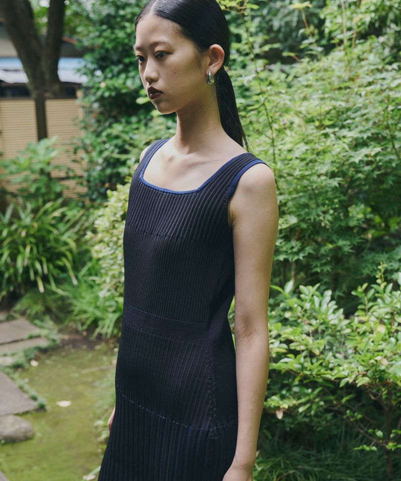 早い者勝ち【andresd】mermaid hem rib knit dress mermaid hem rib knit dress | ANDRESD