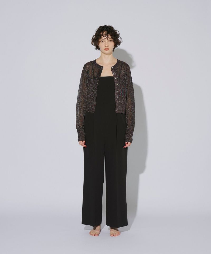 【ANDRESD】glitter crew neck cardigan glitter crew neck cardigan | ANDRESD