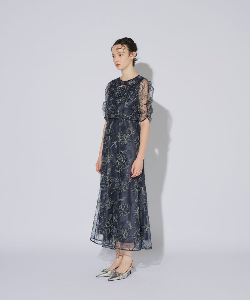yoke slit dress | ANDRESD