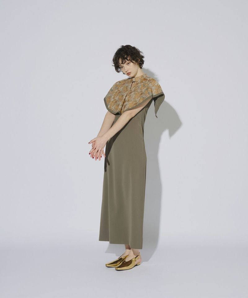 アンドレスド　ANDRESD layered cape dress アンドレスド ANDRESD layered cape dress Cape Style – MEAN BLVD