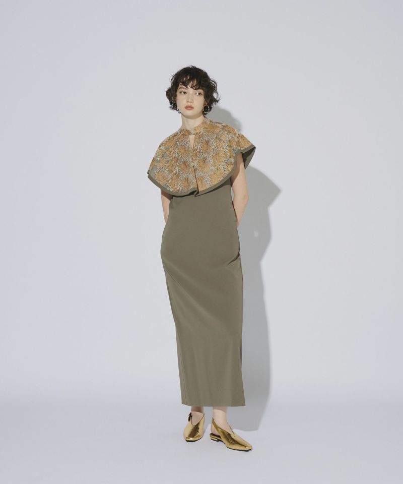 アンドレスド　ANDRESD layered cape dress アンドレスド ANDRESD layered cape dress Summer Vacation Dresses