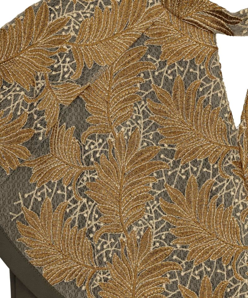 embroidery cape dress | ANDRESD