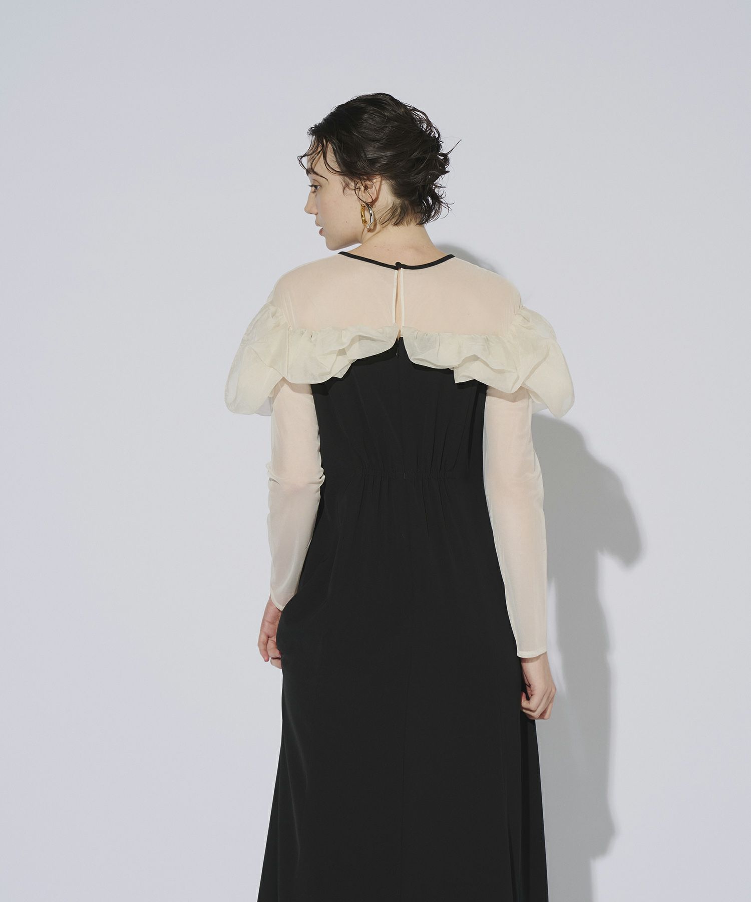 frills flare dress | ANDRESD 