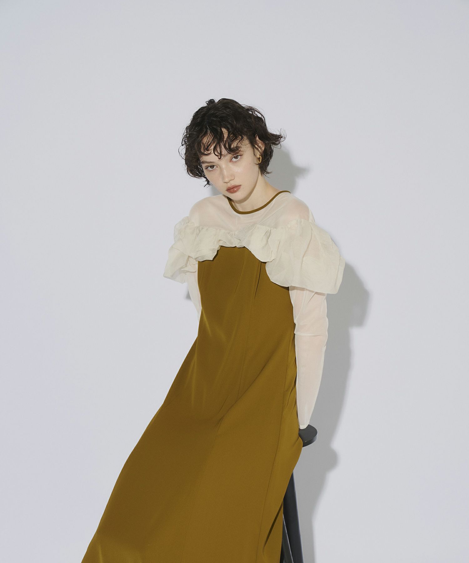 frills flare dress | ANDRESD