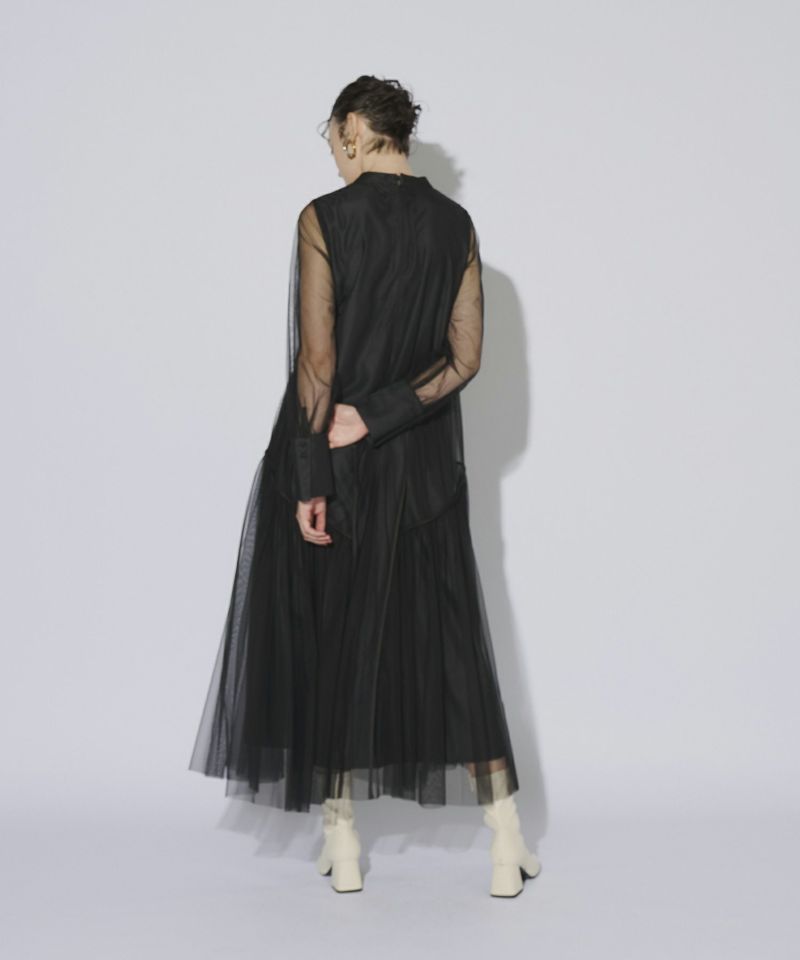piping tulle dress | ANDRESD