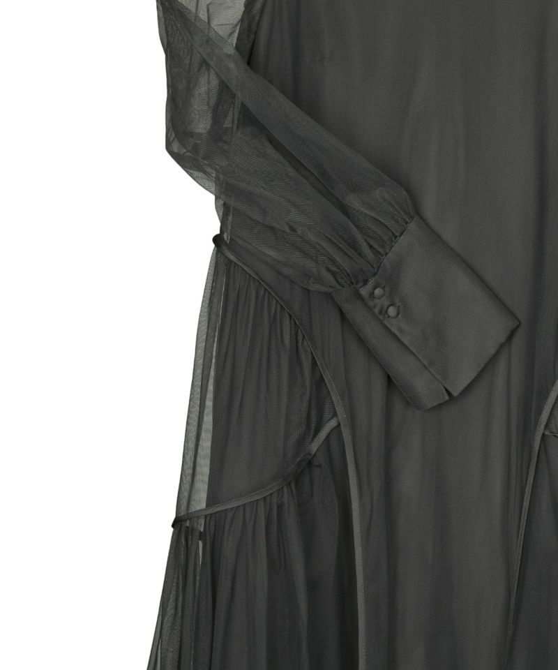 piping tulle dress | ANDRESD