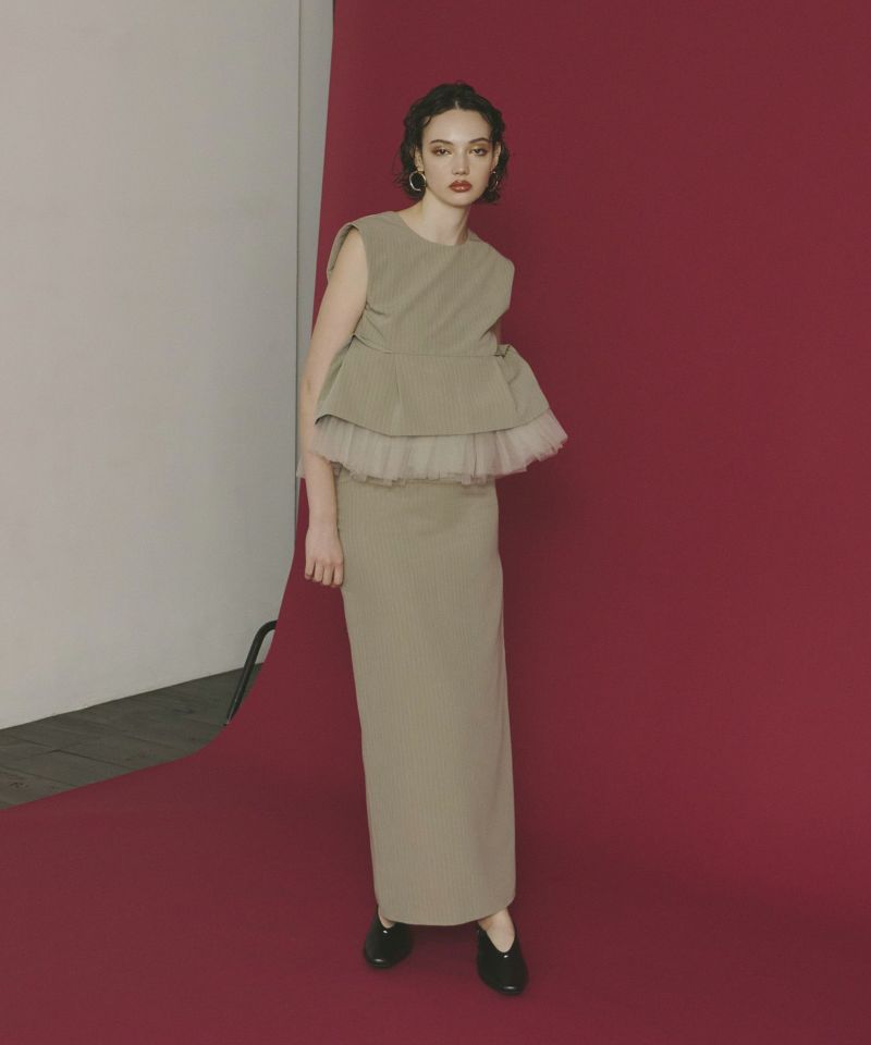 eureka様ANDRESD/peplum setup dress/アンドレスド peplum setup dress | ANDRESD
