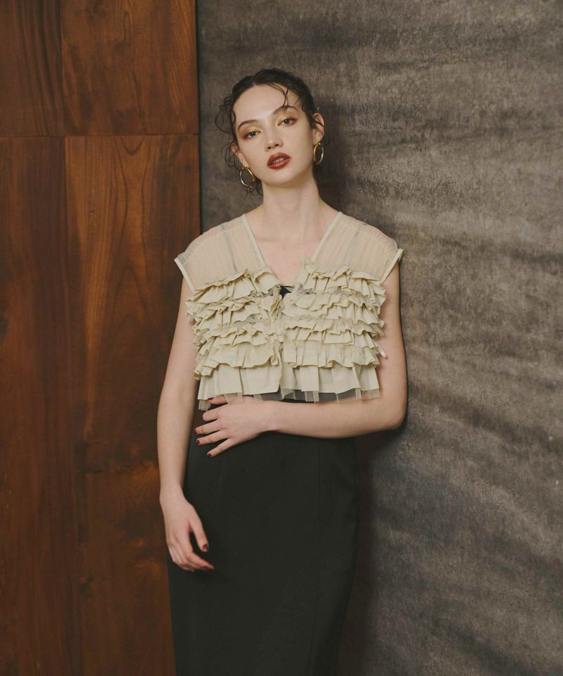 スーツ・フォーマル・ドレス andresd taffeta tulle vest set dress taffeta tulle vest set dress | ANDRESD