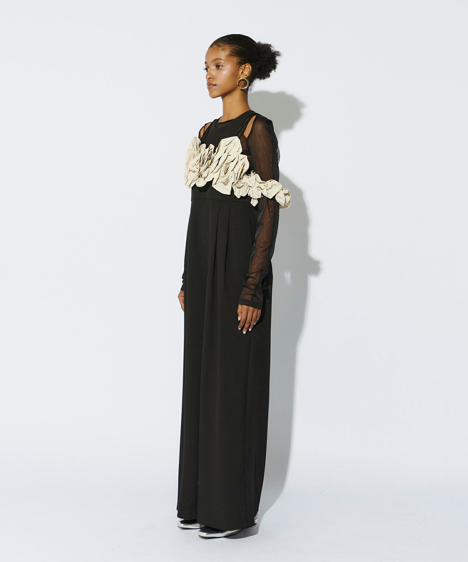 p*e様 アンドレスド★ ruffled bustier pants dress ruffled bustier pants dress | ANDRESD