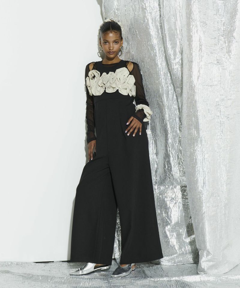 ANDRESD ruffled bustier pants ドレス ruffled bustier pants dress | ANDRESD