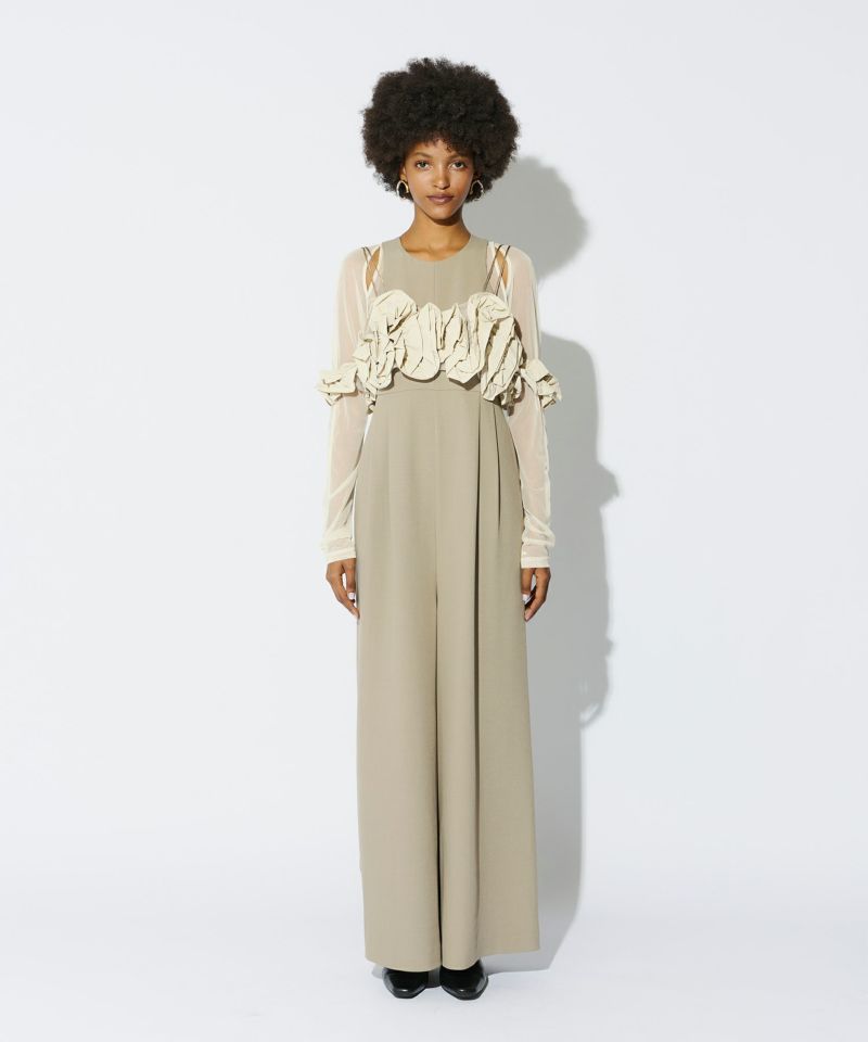 ANDRESD ruffled bustier pants ドレス ruffled bustier pants dress | ANDRESD
