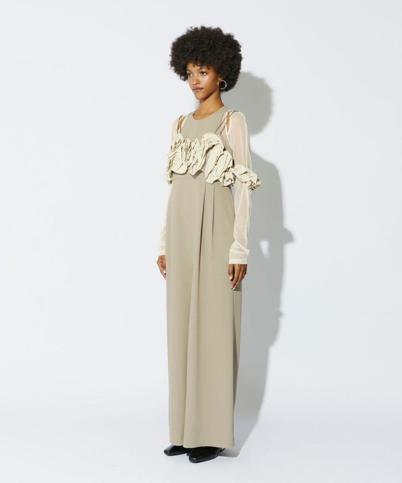 p*e様 アンドレスド★ ruffled bustier pants dress ruffled bustier pants dress | ANDRESD