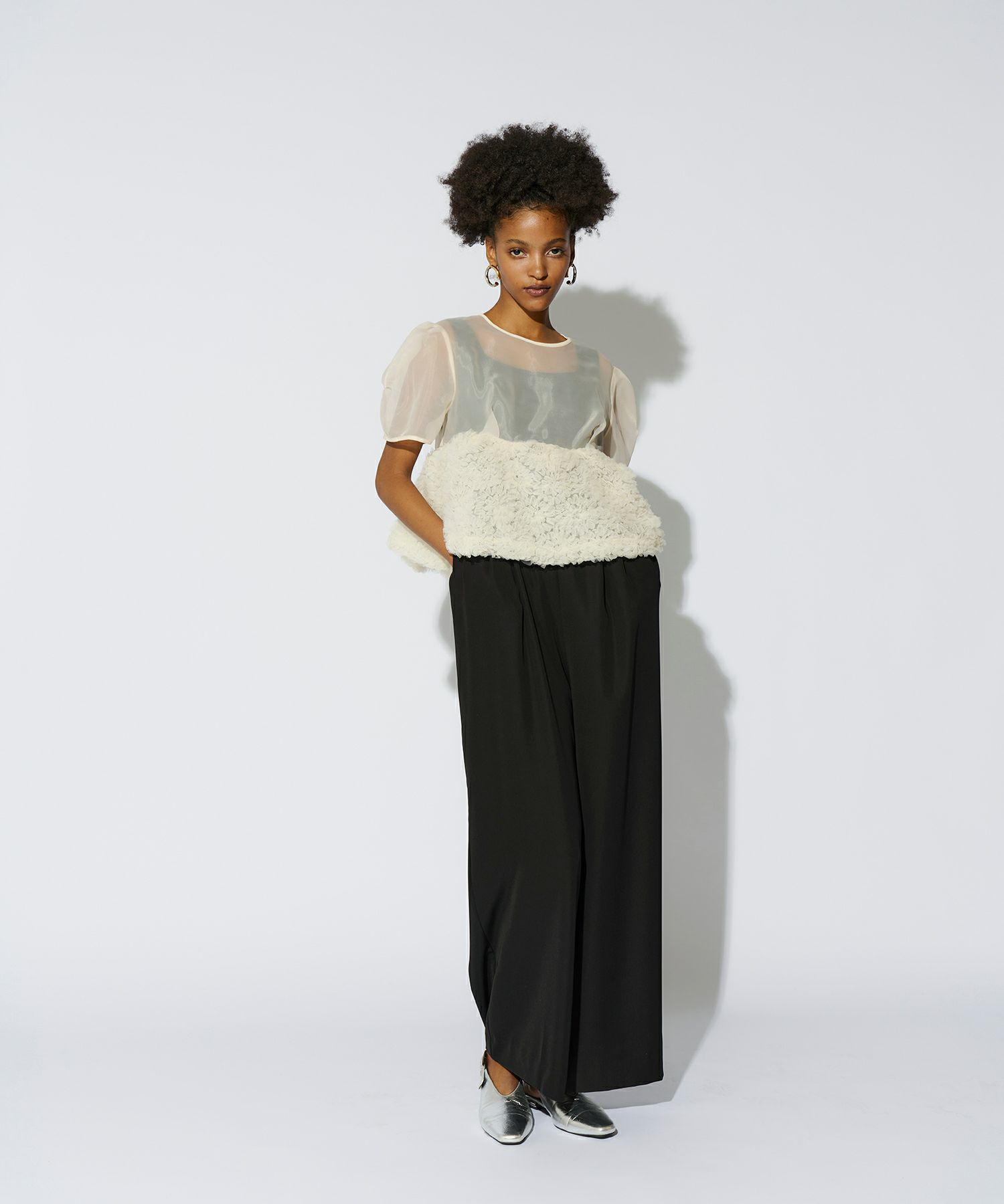 swell peplum set up pants dress | ANDRESD
