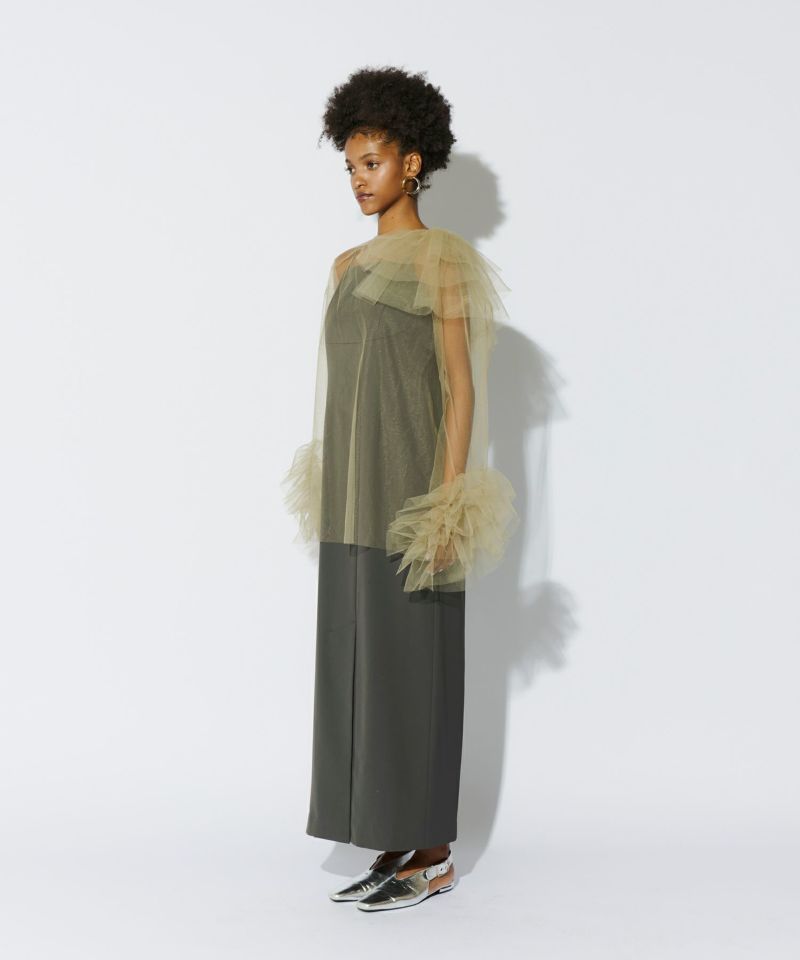 ANDRESD アンドレスド blooming tulle dress blooming tulle dress ブルーミングチュールドレス（ドレス