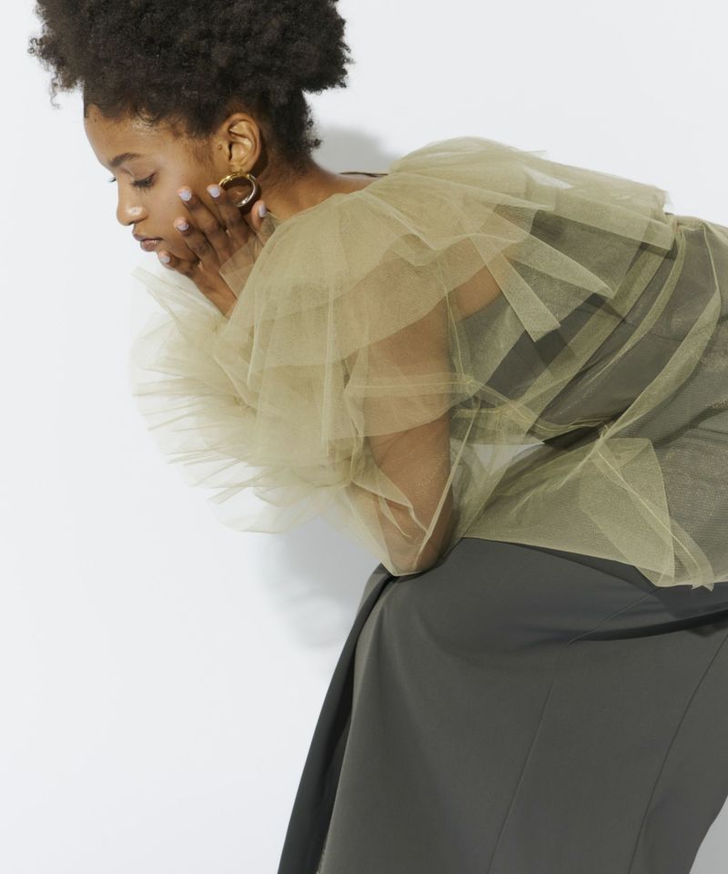値引き中✨【andresd】Blooming Tulle Dress blooming tulle dress | ANDRESD