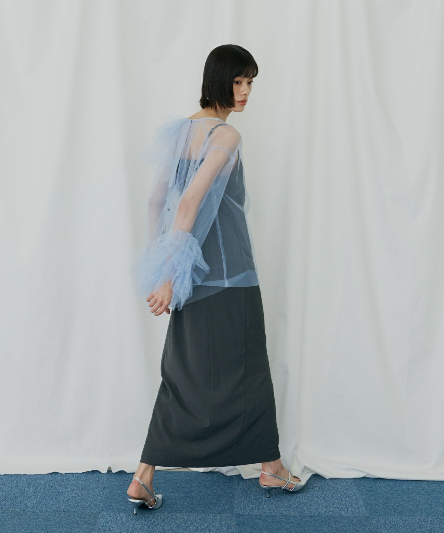andresd blooming tulle dress