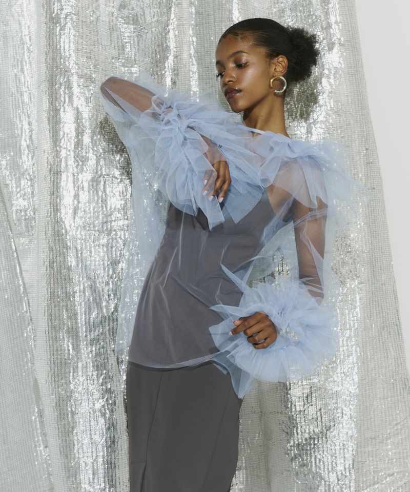 値引き中✨【andresd】Blooming Tulle Dress blooming tulle dress | ANDRESD