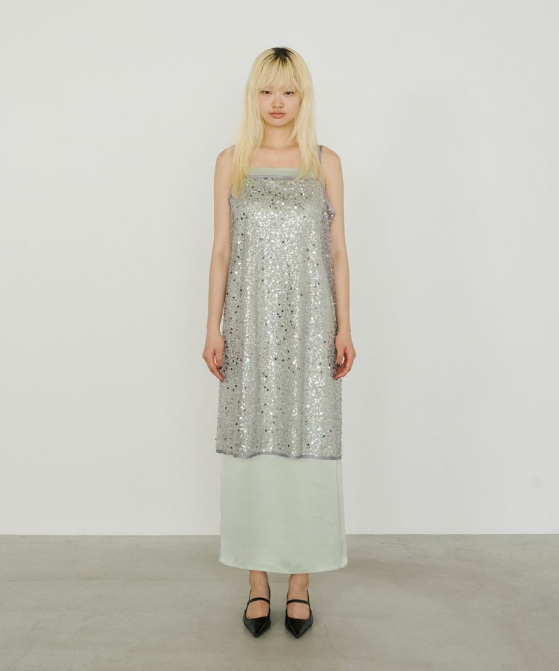 【新品未使用】andresd kirakira spangle dress kirakira spangle dress | ANDRESD